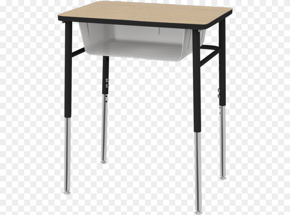 Home All Products Student Desks Four Leg Rectangle Trestle Table, Desk, Furniture, Computer, Electronics Free Transparent Png