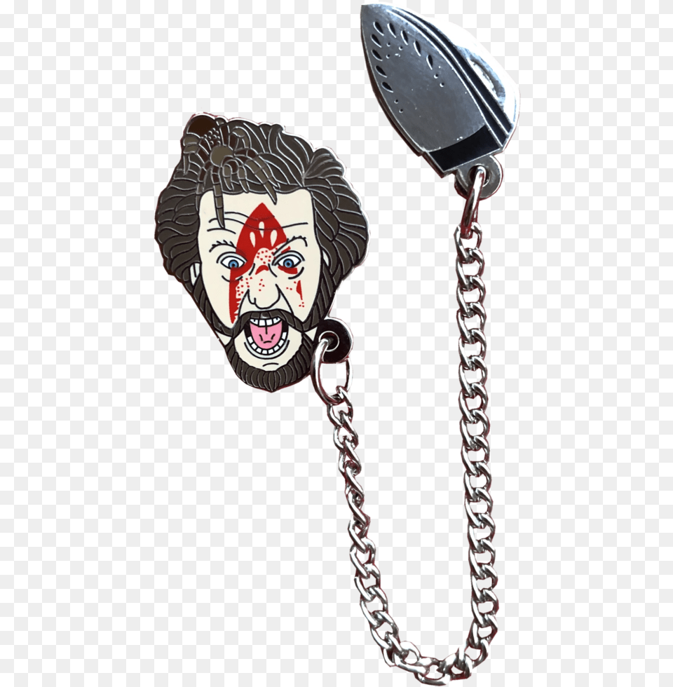 Home Alone Marv Chain Pin Set Chain, Face, Head, Person, Accessories Free Transparent Png