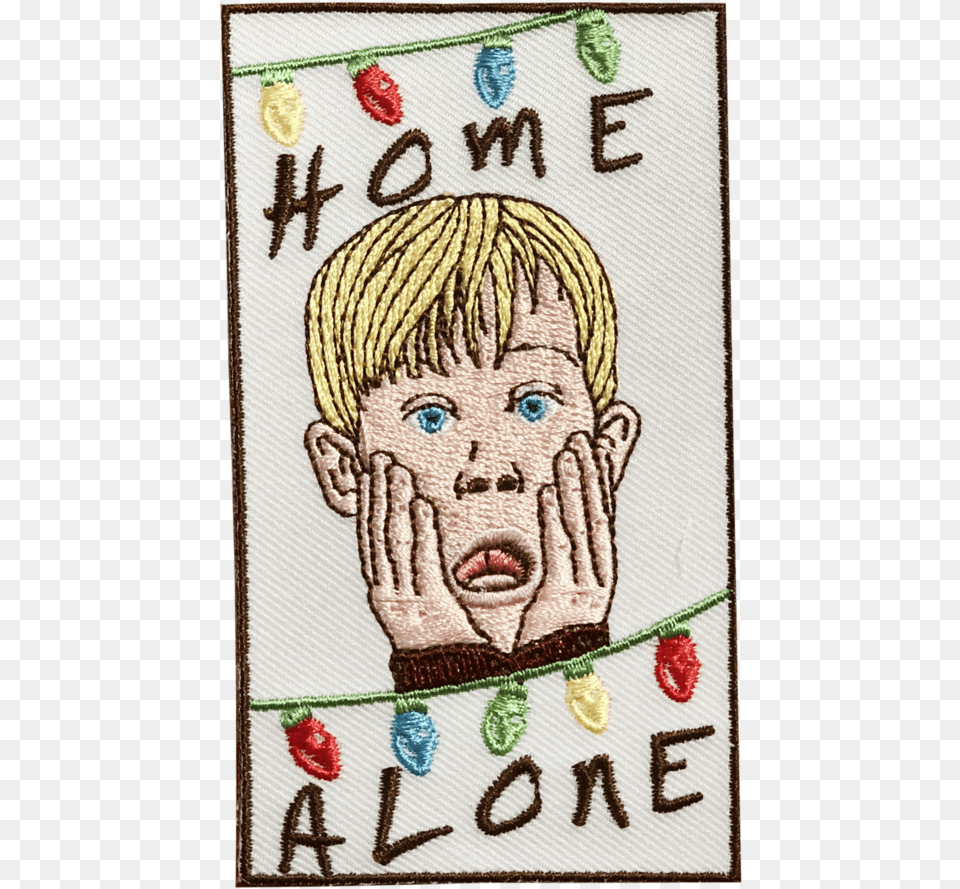 Home Alone Patch Cartoon, Embroidery, Pattern, Stitch, Baby Png
