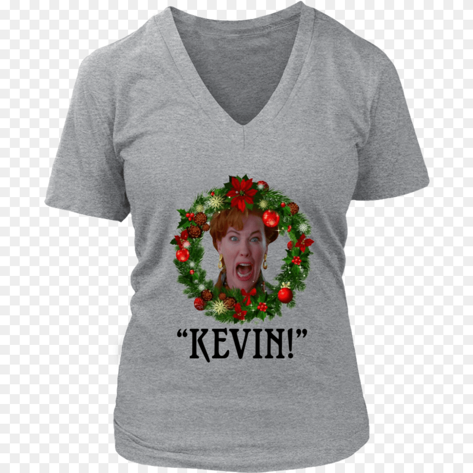 Home Alone Shirt Funny Christmas Stranger Things Neverending Story Shirts, T-shirt, Plant, Clothing, Flower Free Png Download
