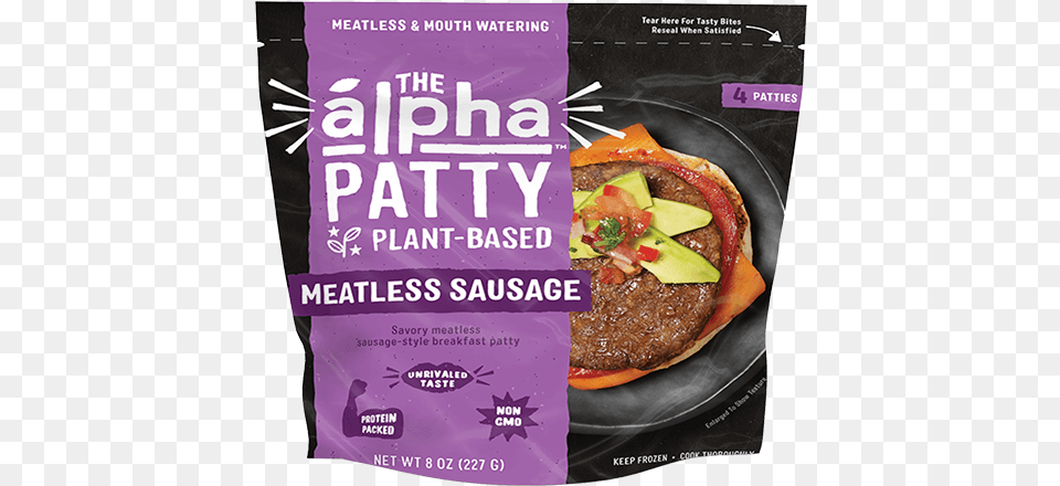 Home Alpha Foods Plant Based Eat Like An Alpha, Advertisement, Poster, Food, Sandwich Free Transparent Png