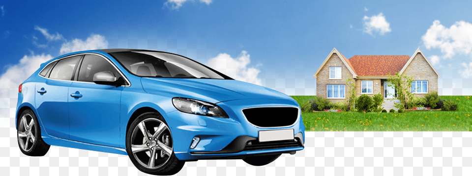Home And Car, Vehicle, Sedan, Transportation, Wheel Free Png Download