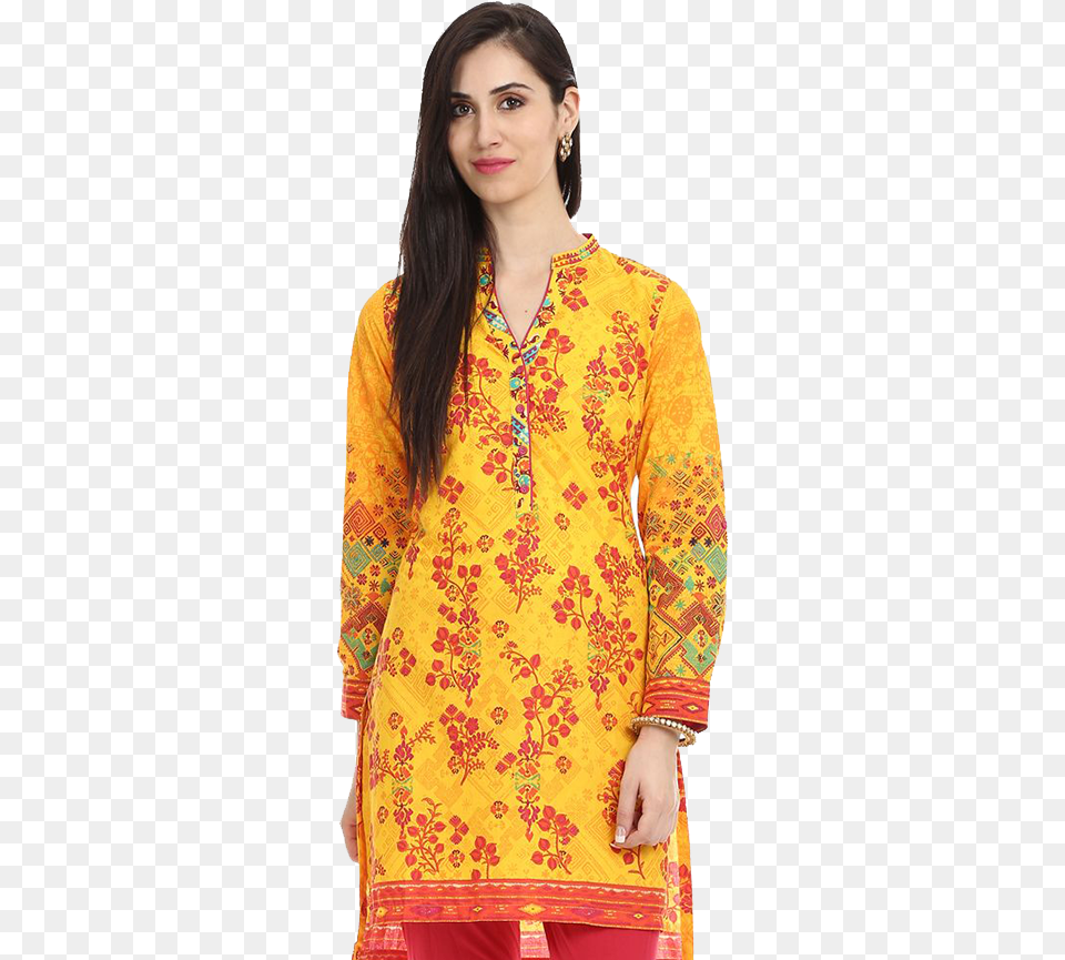 Home Banner Cotton Kurti, Adult, Blouse, Clothing, Female Png Image