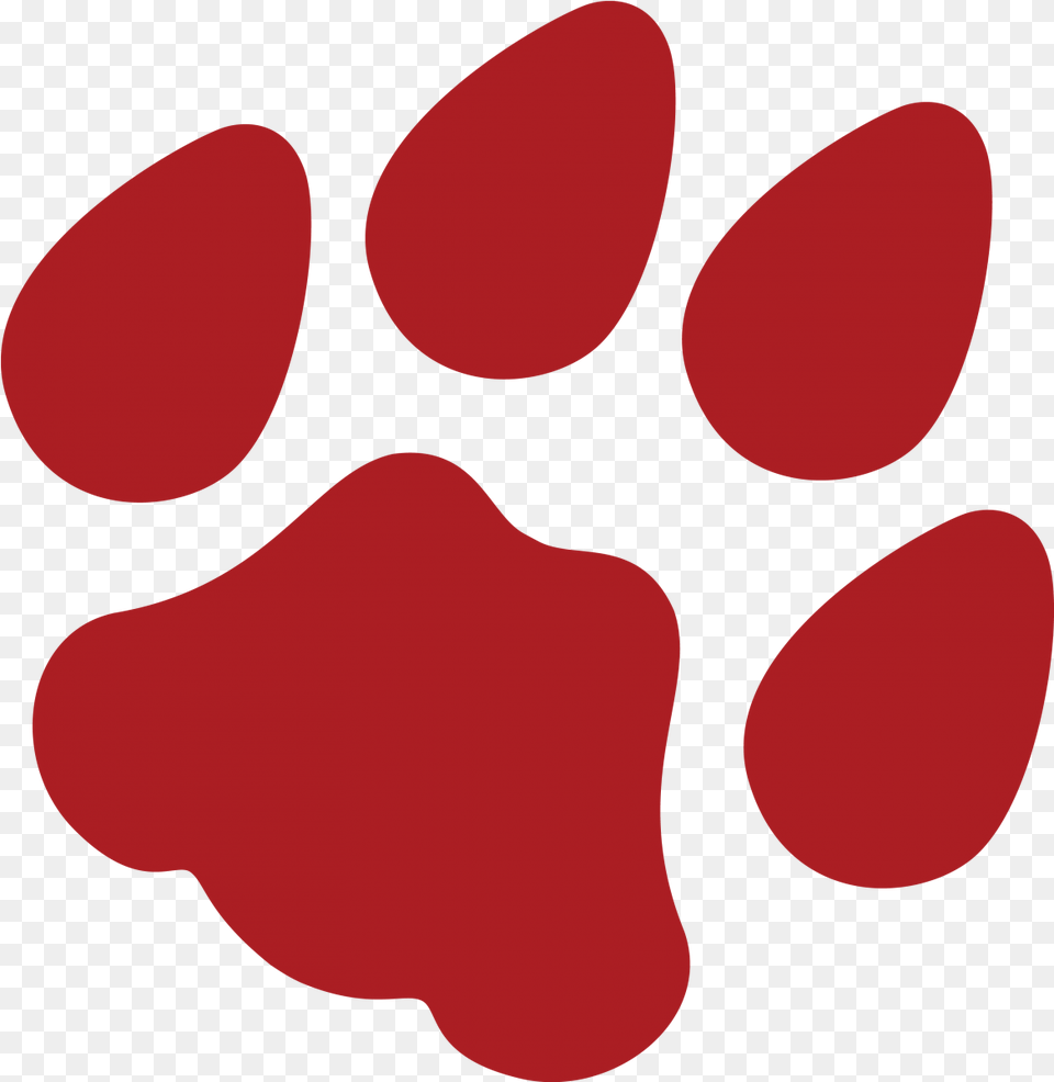 Home Bear Paw Print High School Musical Costumes Wild Cats Wildcat Paw Print Transparent, Flower, Petal, Plant, Food Free Png