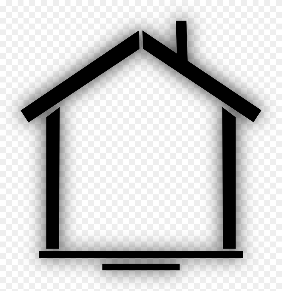 Home Black White Clipart, Gray Free Png