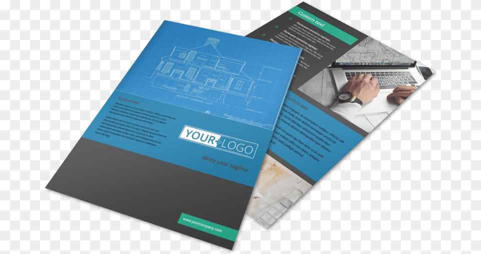 Home Building Contractor Flyer Template Preview Brochure, Advertisement, Poster, Hardware, Electronics Free Png