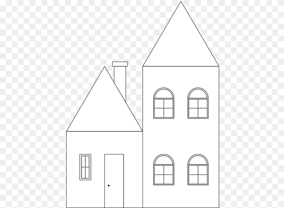 Home Building Linear Design Coloring, Arch, Architecture Free Png