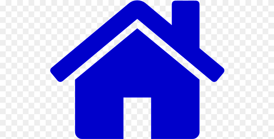 Home Button House Icon Blue, Dog House Png