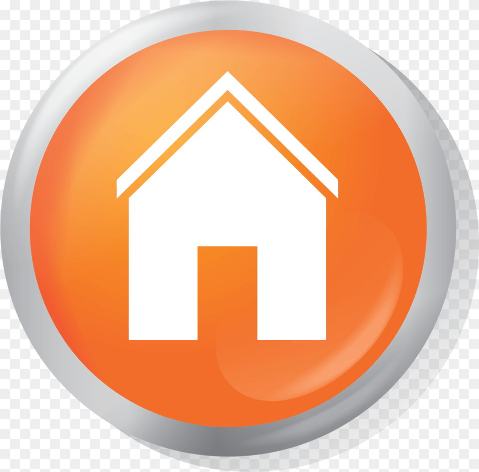 Home Button Icon Home Button, Sign, Symbol, Disk Free Transparent Png
