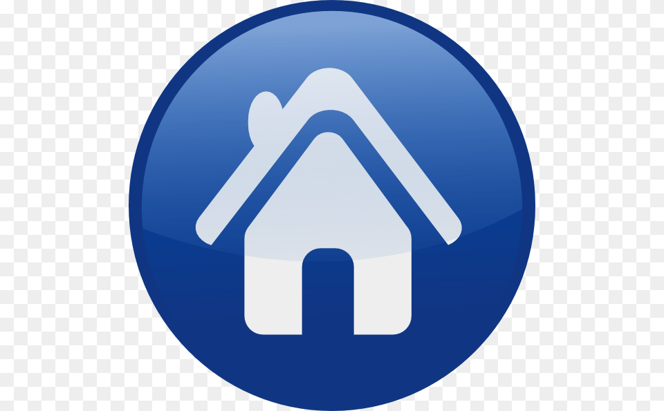 Home Circle Button Icon, Sign, Symbol, Disk Free Transparent Png