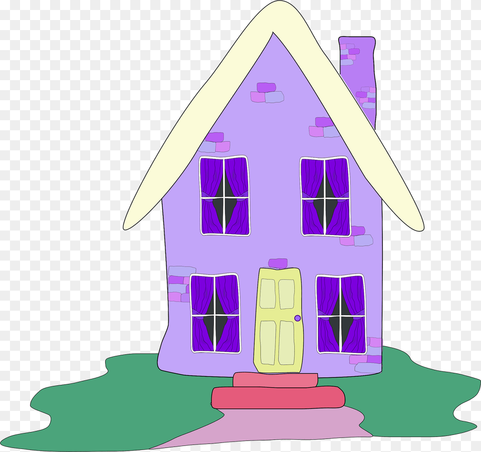 Home Clipart, House, Architecture, Building, Purple Free Png