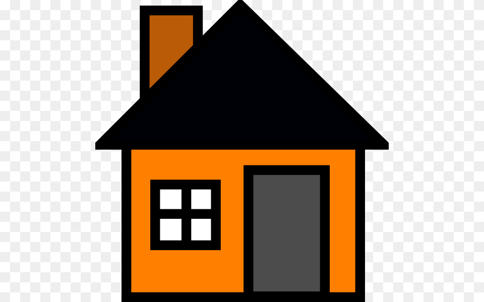 Home Clipart Orange, Architecture, Building, Rural, Countryside Png Image