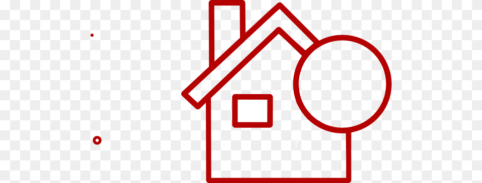 Home Clipart Red House, Dynamite, Weapon, Symbol Free Png Download