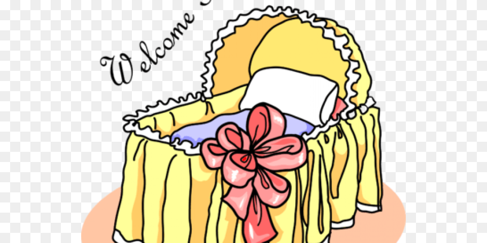 Home Clipart Welcome Home, Bed, Cradle, Furniture, Baby Png