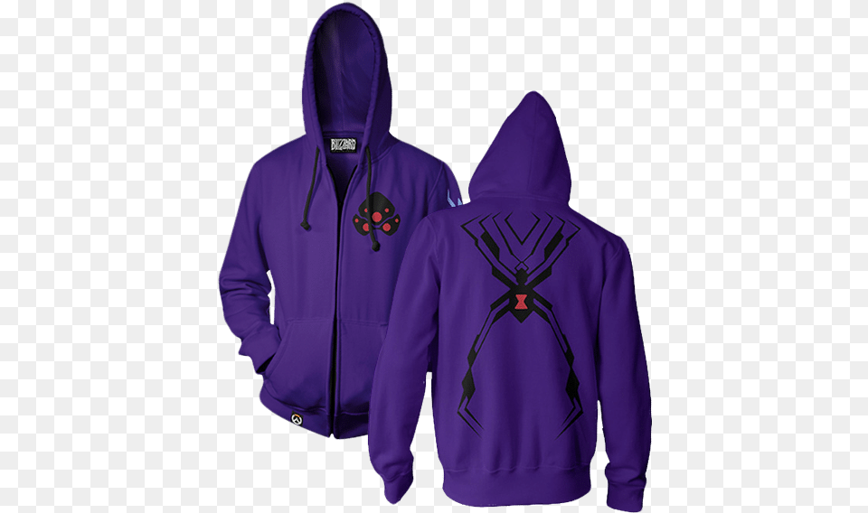 Home Clothing Overwatch Ultimate Widowmaker Zip Up Jinx Widowmaker Hoodie, Hood, Knitwear, Sweater, Sweatshirt Free Png Download