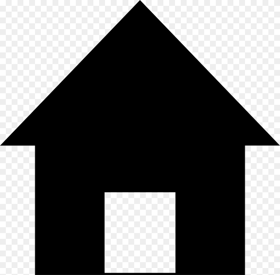 Home Colour House Icon Black, Triangle, Outdoors Free Png Download