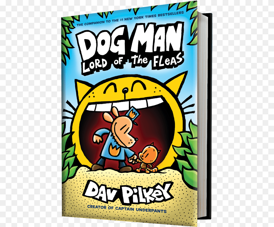 Home Dav Pilkey Captain Underpants Cartoon O Rama Book Dog Man Lord Of The Fleas Book, Comics, Publication, Baby, Person Free Png