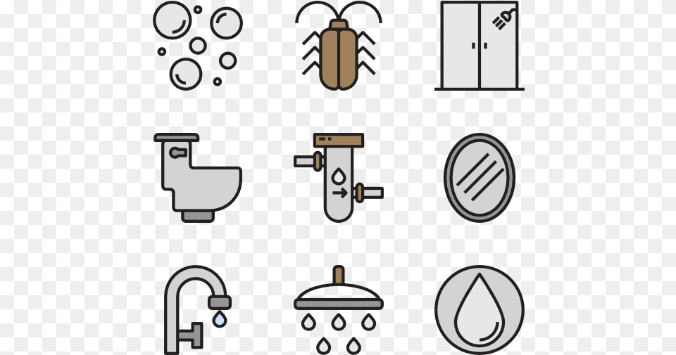 Home Decoration Bathroom Illustration Free Transparent Png