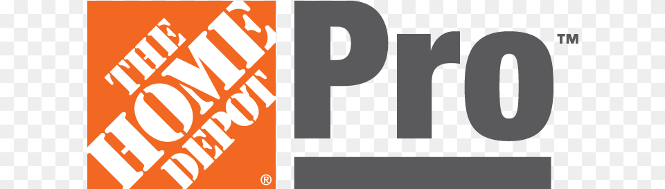 Home Depot Pro Logo, Advertisement, Text, Poster, Publication Png Image