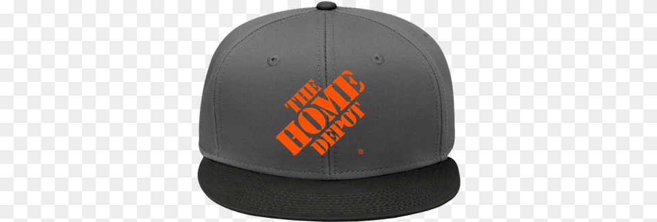 Home Depot Snap Back Flat Bill Hat Home Depot, Baseball Cap, Cap, Clothing, Helmet Png
