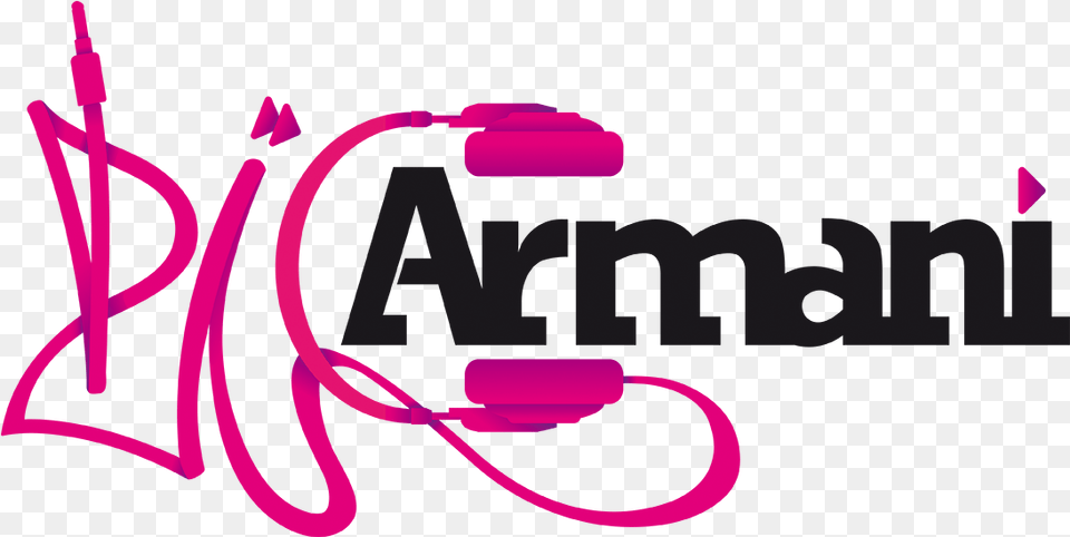 Home Dj Armani Dj Armani Logo, Light, Purple, Neon, Dynamite Free Png Download