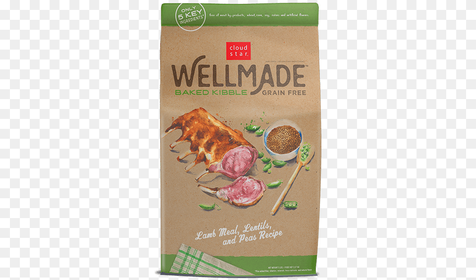 Home Dog Food Wellmade Baked Kibble Baked Whitebridge Pet Brands Gf Bkd Duck Chickpeas, Advertisement, Cutlery, Poster, Spoon Png Image