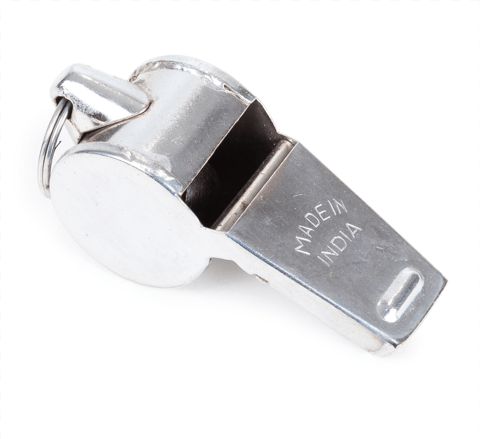 Home Equipment Referees Referees Metal Whistle Silver Free Png Download