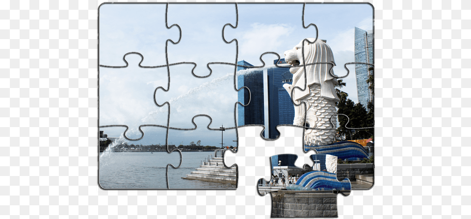 Home Festive Themes National Day Merlion Jigsaw, Person, Game Free Png