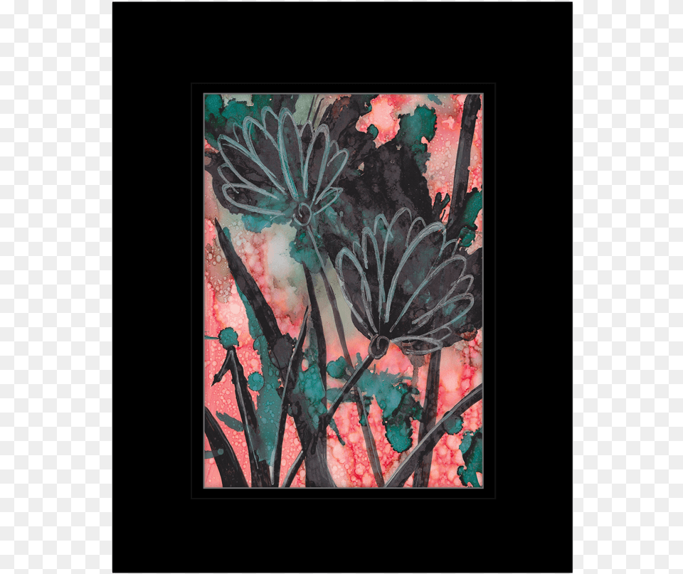 Home Fine Art Prints April Lavely Black Peonies Picture Frame, Modern Art, Painting, Collage, Plant Free Png Download