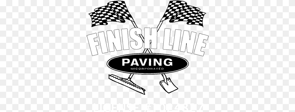 Home Finish Line Paving Inc Clip Art, Advertisement, Poster, Stencil Png Image