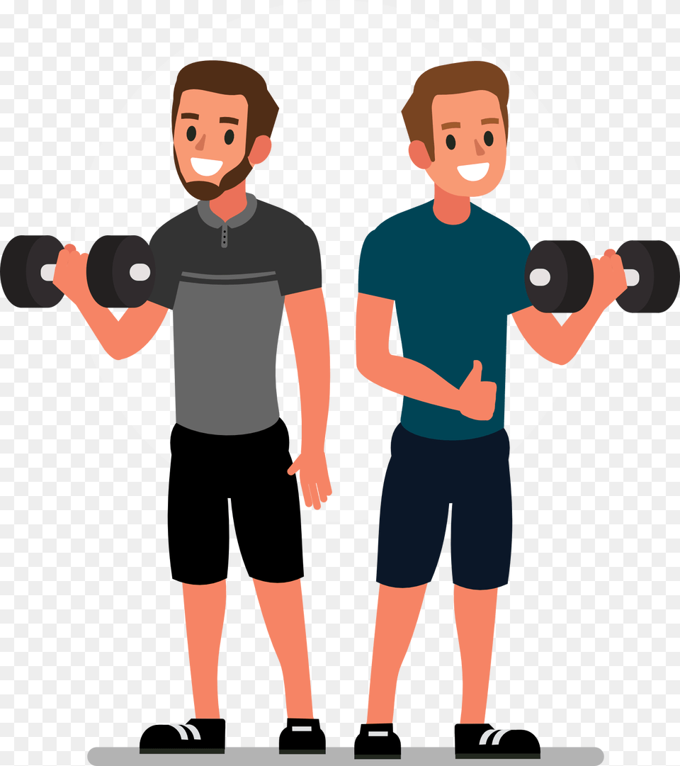 Home Fitness Training Animated, Person, Boy, Child, Male Free Transparent Png