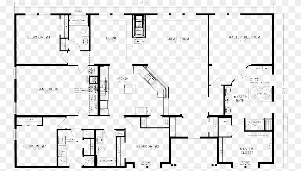 Home Floor Plan 5 Bedroom Barndominium Floor Plans, Diagram, Scoreboard, Cad Diagram, Floor Plan Free Png