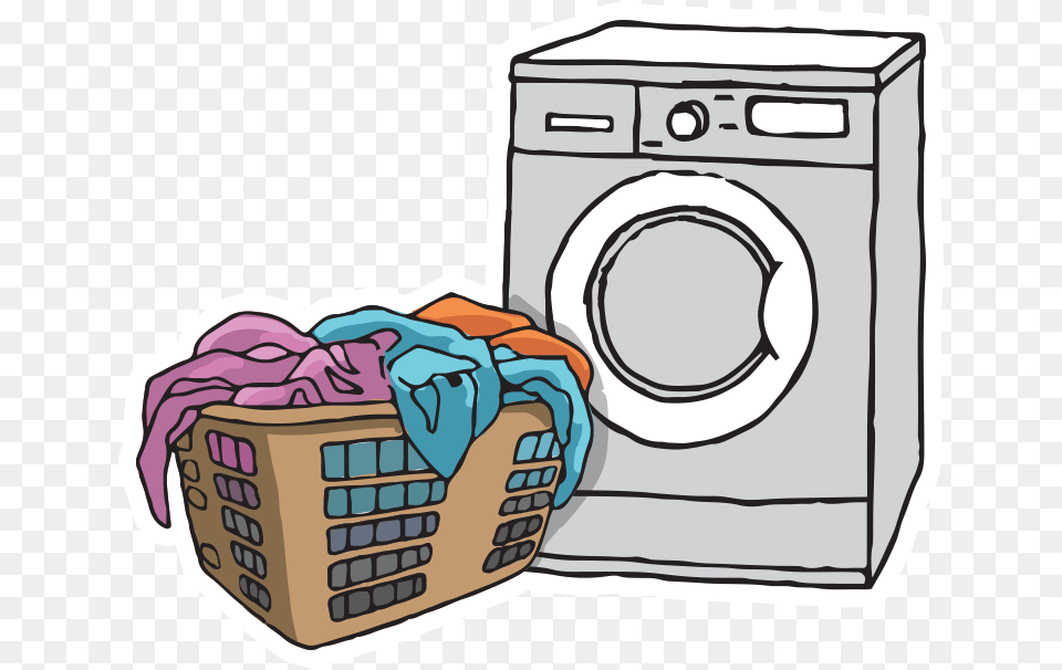 Home For The Holidays Ronald Mcdonald House Cartoon Transparent Washing Machine, Appliance, Device, Electrical Device, Washer Png Image