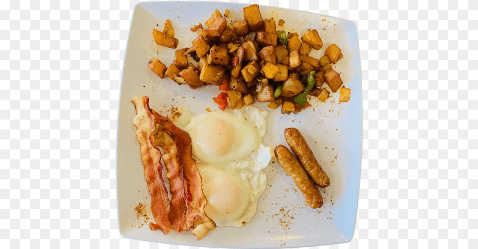 Home Fries, Egg, Food, Plate, Fried Egg Free Png