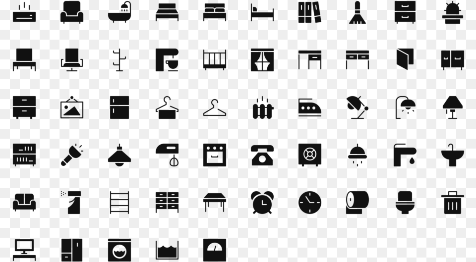 Home Furniture Icons Deli Symbol, Alphabet, Text, Blackboard Free Transparent Png