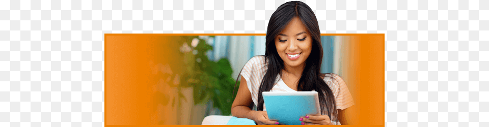 Home Girl, Person, Reading, Computer, Electronics Free Png