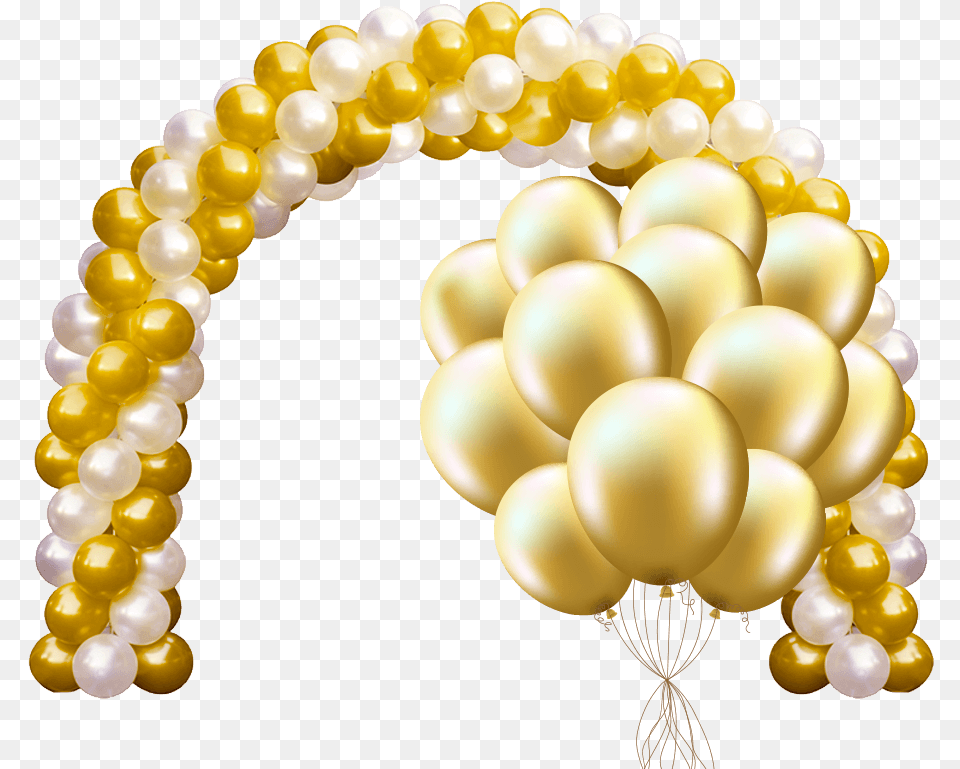 Home Gold 1 Balloon Arch, Accessories, Jewelry, Necklace Free Png