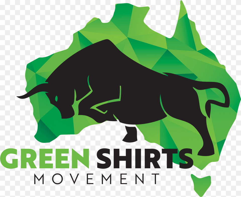Home Green Shirt Movement, Leaf, Plant, Animal, Bull Png Image