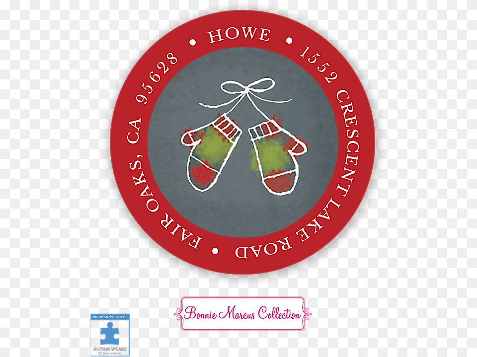 Home Gt Seasonal Gt Christmas Gt Gift Tag Stickers And Autism Speaks, Disk Free Png Download