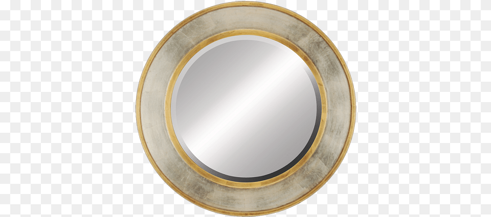 Home Gt Wall Decor Amp Mirrors Gt Contempo Gold Amp Silver Paragon 8609 Gold And Silver Round Mirror, Photography, Oval, Disk, Fisheye Png
