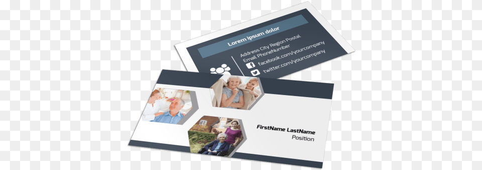 Home Healthcare Business Card Template Brochure, Advertisement, Poster, Paper, Text Png