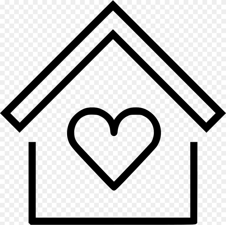Home Heart Mortgage Protection Icon, Stencil Free Png Download