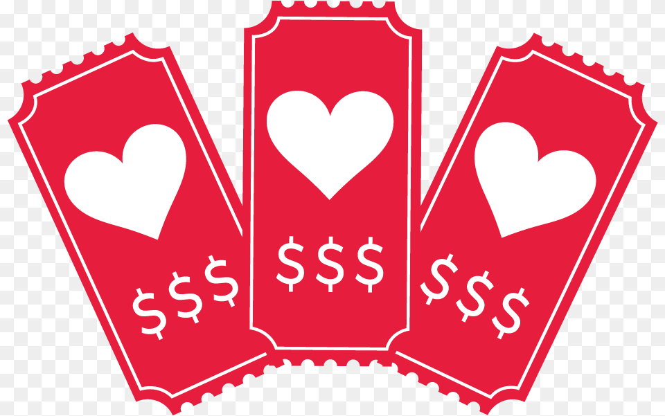 Home Heart Raffle Tickets, Text, Symbol Png