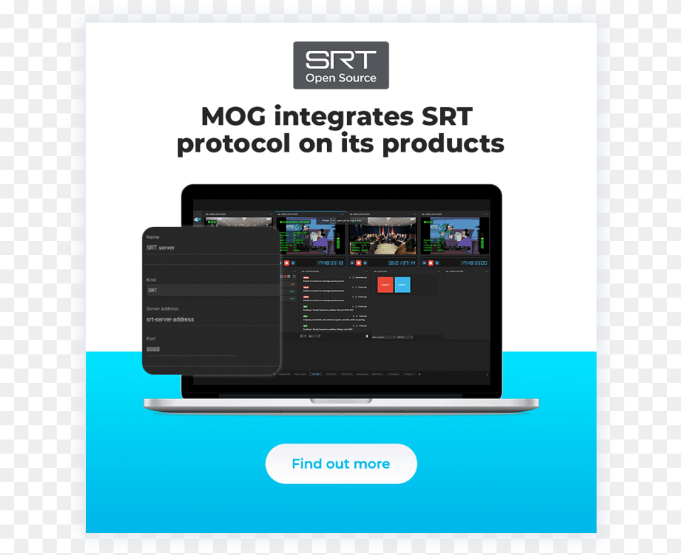 Home Highlight Mog Integrates Srt Protocol On Its Products Electronics, Computer, Computer Hardware, Hardware, Monitor Free Png