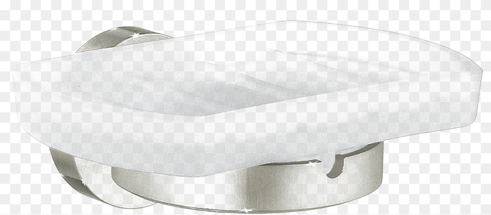 Home Holder With Frosted Glass Soap Dish In Brushed, Tub, Hot Tub Free Png