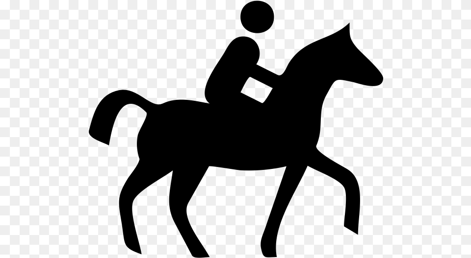 Home Horse Training Icon Horse Riding Icon, Gray Free Png Download