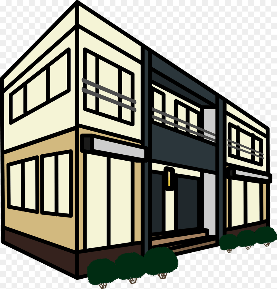 Home House Building Clipart, Architecture, City, Urban, Corner Free Transparent Png