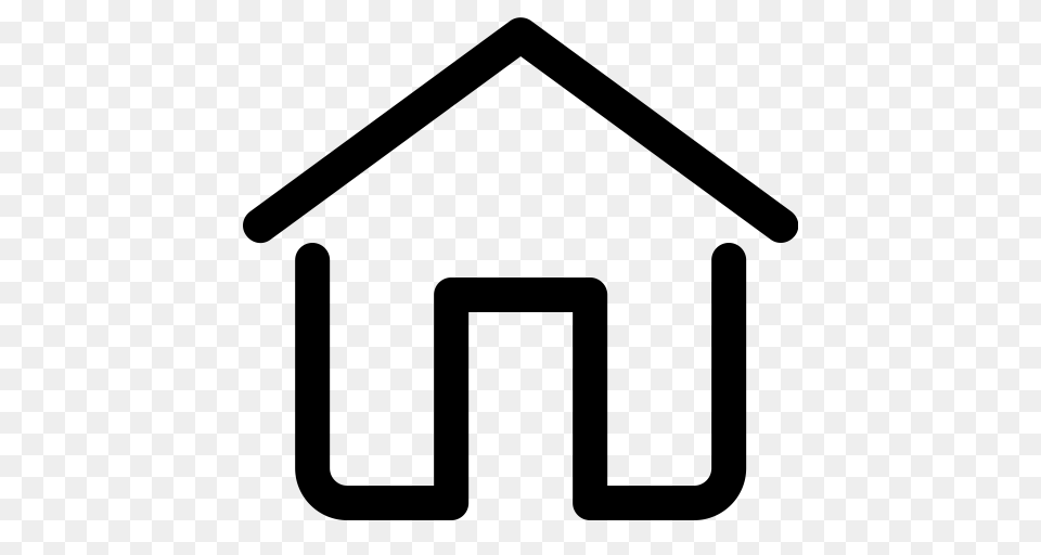 Home House Icon And Vector For Free Download, Gray Png