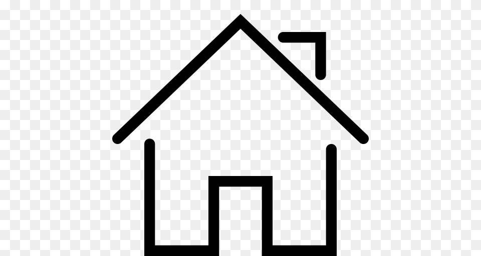 Home House Streamline Icon, Gray Free Transparent Png