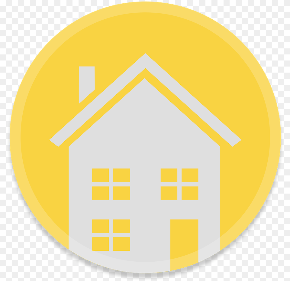 Home Icon Circle, Outdoors, Nature, Gold, Architecture Png Image